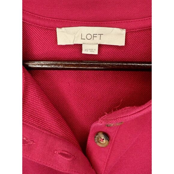 Loft Pink Long Sleeve Shirt Sz. XS - Picture 3 of 6